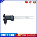 Electronic Digital Vernier Caliper Full Screen Measuring Tool (Black 100mm)