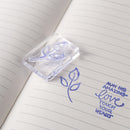 Acrylic Stamp Block Clear Stamping Tool Set with Grid Line Craft (3x4cm) Newly