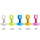 2pcs Doorknob Wall Mute Crash Pad Cushion Door Handle Lock Silencer (Blue)