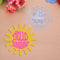 Snowvirtuos 2pcs Sunshine DIY Cutting Tools Stencil Scrapbook Embossing Pa