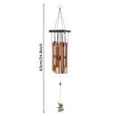 Yard Home Decor Large Aluminum Tubes Copper Bells Hanging Ornament Wind Chimes