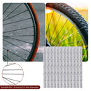 Spoke Reflector 12 Pieces MTB Bike Wheel Spoke Reflective Strips (White) Newly