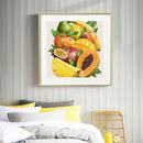 5D DIY Fruits Full Round Diamond Painting Kit Mosaic Picture Wall Art Decoration