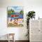 Lakeside Lounge Oil Paint By Numbers DIY Handpainted on Canvas Wall Arts