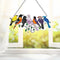 Rhinestone Picture Birds Flocks Pendant DIY Craft Hanging Pendant Mosaic Art