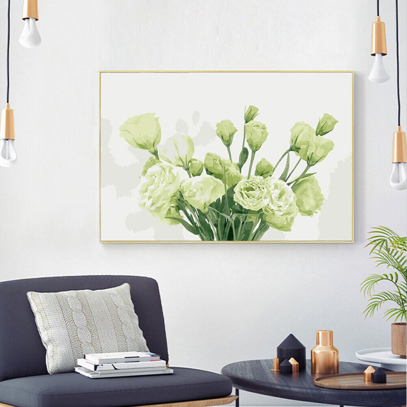 Painting By Numbers Acrylic Hand Painted Flowers Digital Picture Art Home Decor