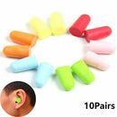 Sleeping Hearing Protector Soft Polyurethane Foam Earmuffs Earplugs Tapered