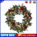 Christmas LED Wreath Garland Door Window Garden Wall Farmhouse Decoration