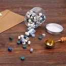 170pcs Octagon Wax Seal Tablet Pill Beads for Wedding DIY Sealing Stamp (2)
