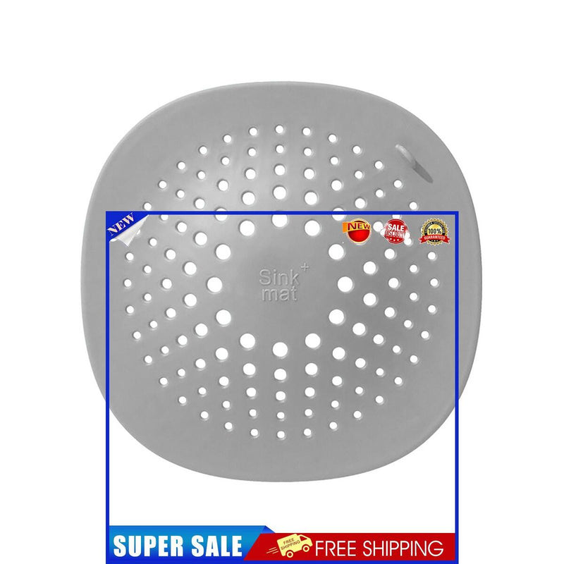 Kitchen Sink Strainer & Bathroom Shower Sink Stopper Covers (Dark Grey)