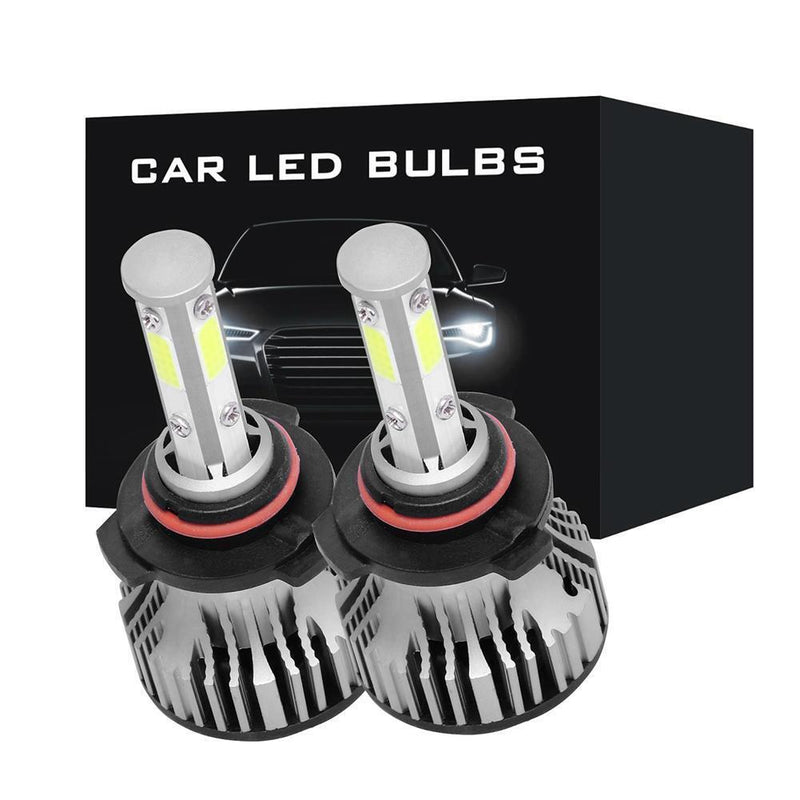 2pcs LED Car Headlamp Fog Lamp Bulbs 8000LM 6500K COB Bulbs for Auto Headlight