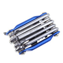11in1 Bicycle Repairing Set Bike Repair Tool Kit Wrench Screwdriver blue