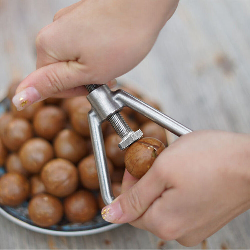 Metal Walnut Clip Peeler Household Macadamia Dried Fruit Opener Nutcracker