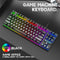 K16 87 Keys RGB Mechanical Gaming Keyboard Wired Backlit for Gamer PC Laptop