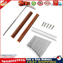 17 Keys Kalimba DIY Keys+Bridge+Tuning Hammer Kit Thumb Piano Accessories Newly
