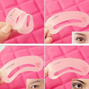 3 Styles Thrush Card Eyebrow Stencils Shaper Drawing Guide Eyebrow Shaper Kit