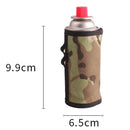 Outdoor camping 6.5x9.9cm gas canister protective cover gas cylinder storage bag