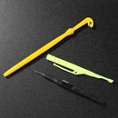 2 Pack Fishing Tackle Knot Tying Tool Kit Fish Hook Remover Disgorger Unho