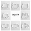 Tool Baby Birthday Cake Decor Cookie Cutters Baking Mold Car Biscuit Mould