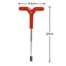 Outdoor Screw Fixed Nail Ice Auger Spiral Drill Rod Holder Fishing Tackle