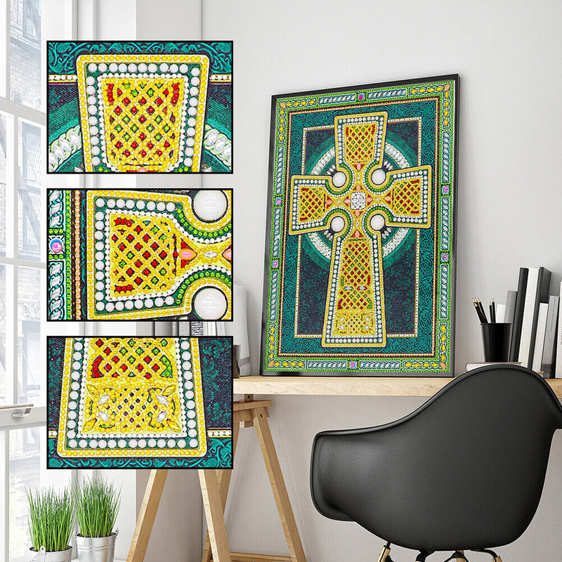 5D DIY Special Shaped Diamond Painting Cross Embroidery Cross Stitch Kit De