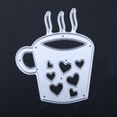 Love Cup DIY Cutting Metal Dies Stencils Scrapbook Crafts