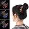 Elegant Bride Hair Jewelry Hairpin Shiny Rhinestone Inlaid Flower Hair Comb