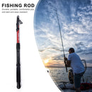 Portable Fishing Rod Telescopic Saltwater Casting Sea Fishing Pole (1.5m) Newly