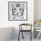 5D Diamond Painting Kit White Tiger Full Round Drill DIY Decorative Rhinestone