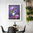 5D DIY Roses Full Round Drill Diamond Painting Craft Kit Artwork Home Wall De