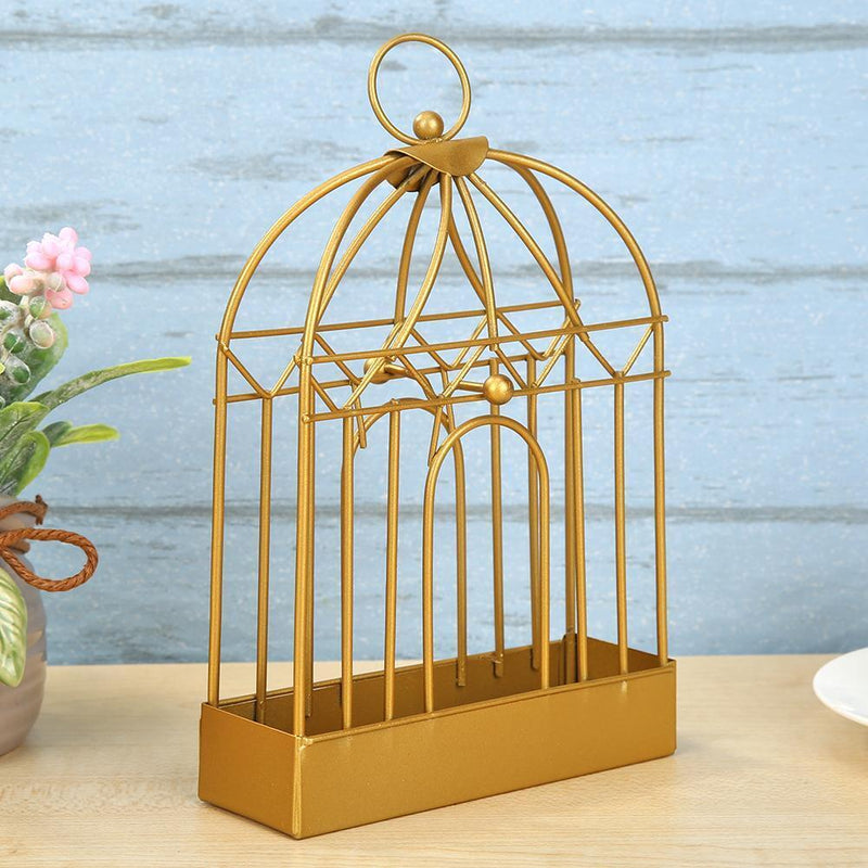 Retro Old Wrought-iron Golden Mosquito Coil Frame Portable Summer Home Decor