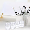 30pcs Small Round Jars Transparent Organizer Containers Jewelry Storage Box