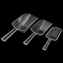 3Pcs Plastic Clear Ice Sugar Scoops For Wedding Buffet Bar Favor G2O2 Sweet W9F4