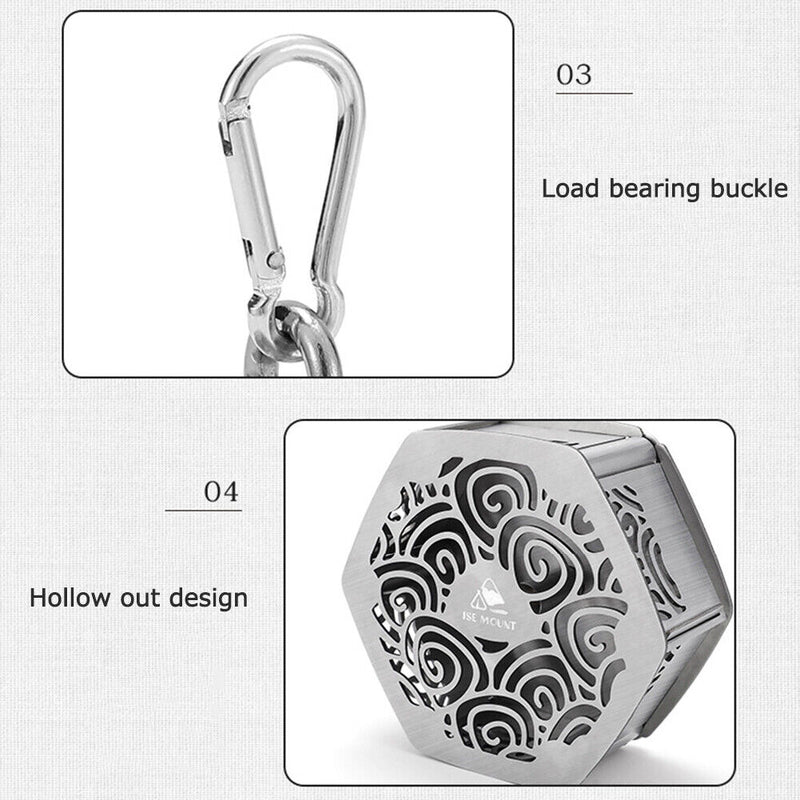 Incense Holder Hollow Mosquito Coil Storage Container Box for Outdoor Campi