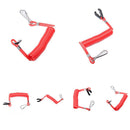 2Pcs Cord Tether Lanyard Switch Motor Kill Stop Outboard Engine Boat