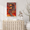 Oil Paint by Numbers Fire Dragon Canvas Artwork Living Room Picture Decoration