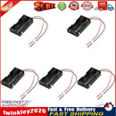 5pcs 2 Slots Plastic AA Batteries Storage Box Case Holder w/Wire Lead Pin Newly