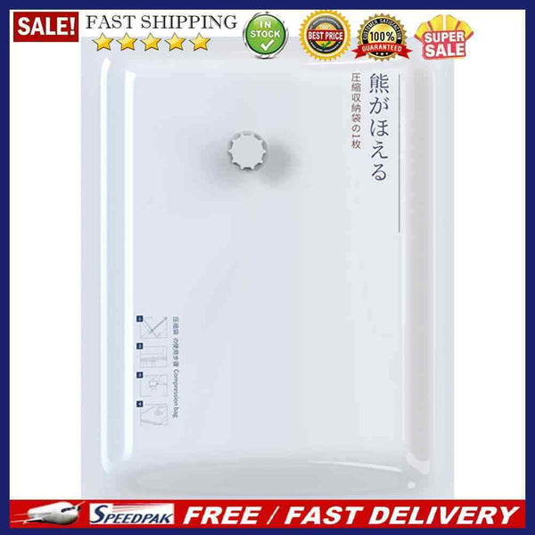 Vacuum Storage Bag Home Organizer Foldable Clothes Travel Compressed Seal Pac