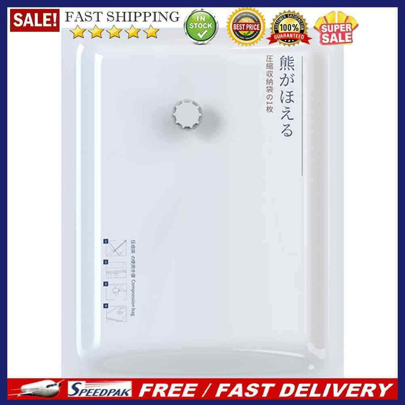 Vacuum Storage Bag Home Organizer Foldable Clothes Travel Compressed Seal Pac