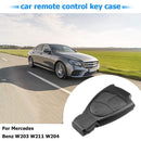 3 Buttons Car Remote Key Shell Case Replacement for Mercedes Benz W203 Black