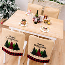 Creative Xmas Chair Covers Cloth Christmas Chair Cap for Home Table Dinner Decor