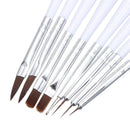 Nail Art Brush Set UV Gel Drawing Dotting Carving Nail Liner Painting Pen