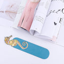 #A DIY Special Shaped Diamond Painting Handmade Leather Tassel Bookmarks Gift