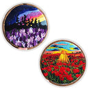 Needle Thread Embroidery Hoop Cross Stitch Kit Flower Embroidery Needle Punch