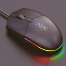 USB RGB DPI Adjustable Wired Mouse Home Office Smooth Gaming Business Mouse Kit