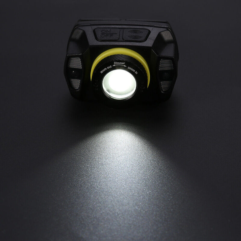 Portable Powerful USB LED Headlamp Outdoor Rotating Zoom Camping Lights Newly