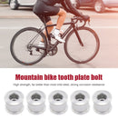 5pcs Aluminum Alloy Single Double Chainring Bolts + Nuts for Mountain Road