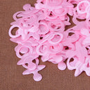100pcs Sprinkles Paper Confetti  Filling Baby Shower Decor(Pink Pacifier)