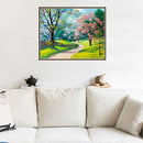5D DIY Four Season Scenery Full Drill Diamond Painting Embroidery Craft(B)