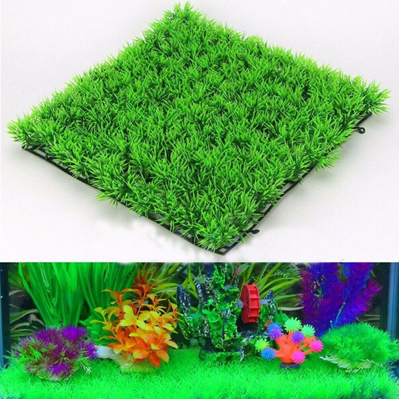 Fish Tank Landscape Artificial Lawn Water Plastic Green Grass Plant Ornaments